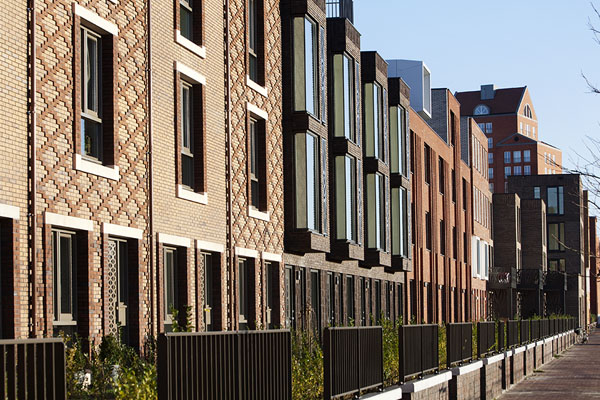 residential street in a city